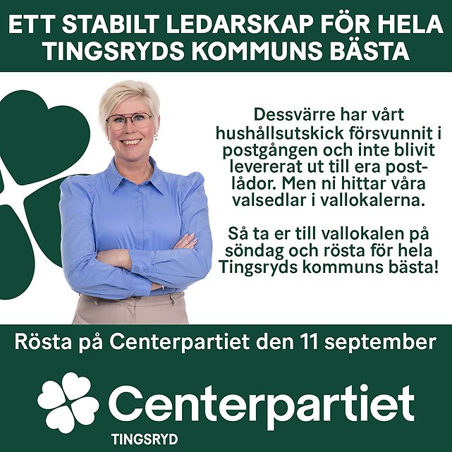 Rösta På Centerpartiet! - Centerpartiet